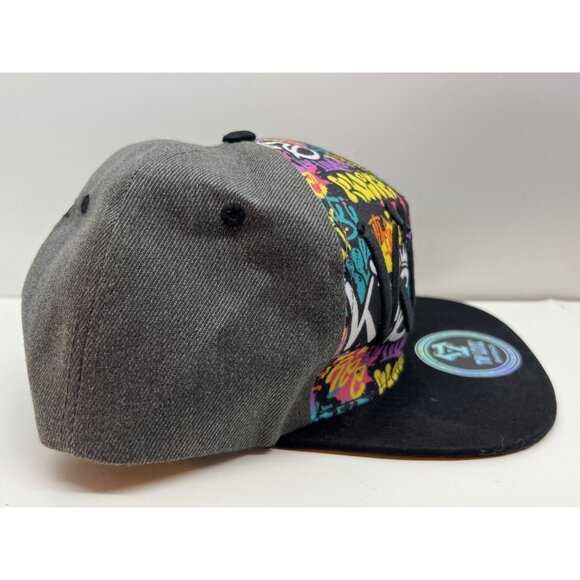 Top Level Snapback Hat With Kings Graffiti Design - Picture 5 of 10